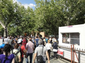 Entering Gezi Park