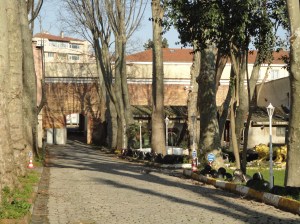 Through the Dolmabahçe wall
