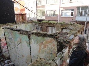 Ruined house in Beşiktaş