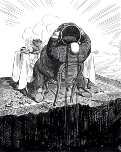 Capitalism, Art Young, private collection (reproduced in Harper's, Jan 2016, p. 64)