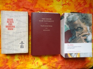 photo of three Bibles