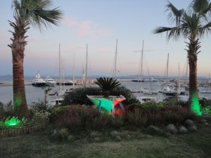A banquet was held at the Didim marina
