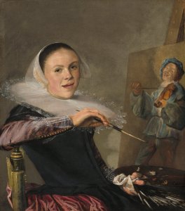 Judith Leyster (Dutch, 1609–1660), Self-Portrait, c. 1630, oil on canvas (National Gallery of Art, Washington; gift of Mr. and Mrs. Robert Woods Bliss)