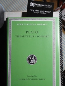 Plato, Thaetetus and Sophist, green Loeb cover
