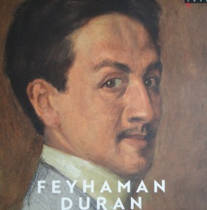 Feyman self-portrait from cover of exhibition catalogue
