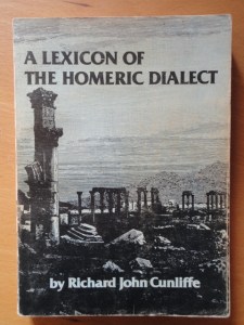 Cunliffe, Lexicon of the Homeric Dialect