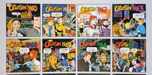 Cruisin’ covers, 1960–67, in two rows of four