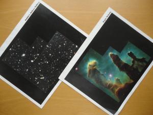 Two of the Hubble photographs